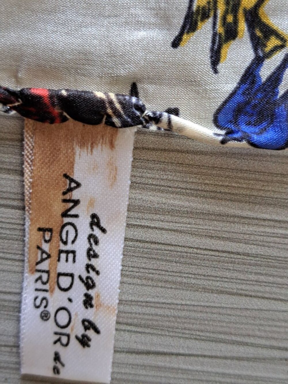 Silk Eiffel Tower Scarf Birds Parisian AngedOr Design Lightweight Paris Luxury - Picture 6 of 12